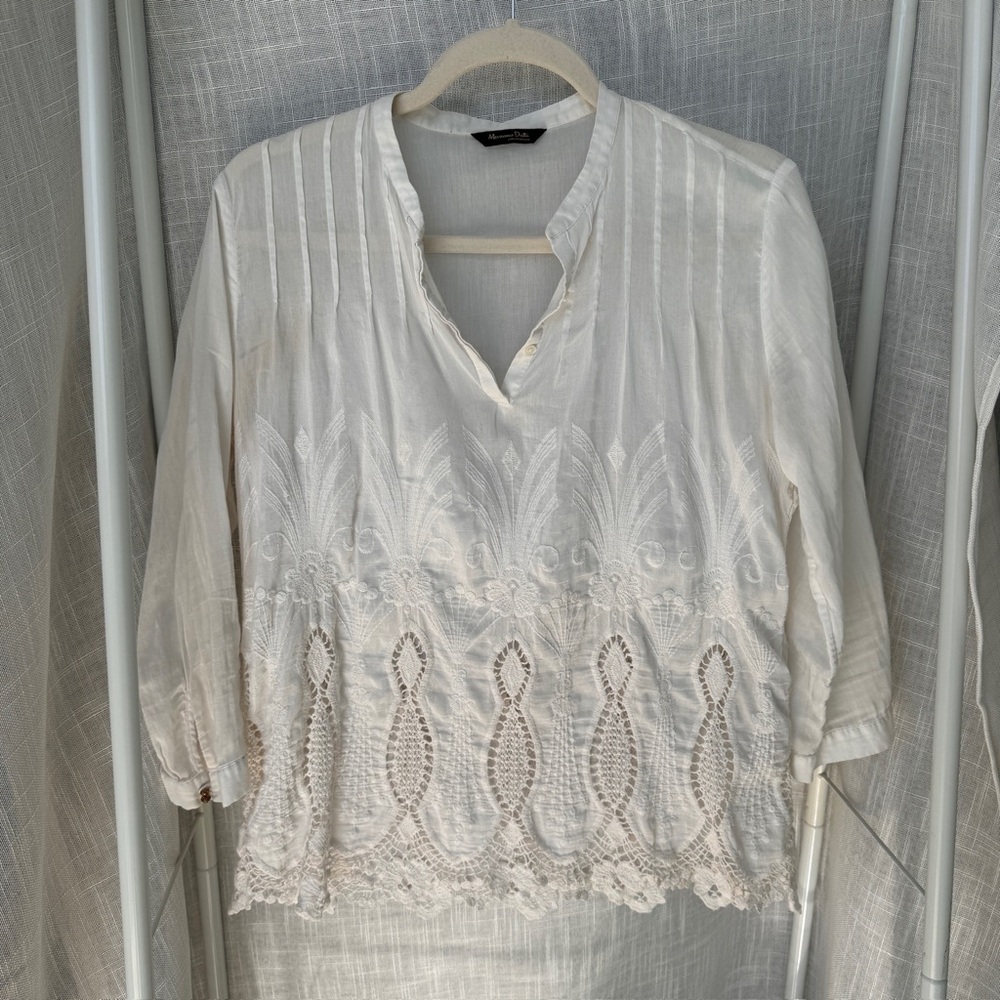 Massimo Dutti Summer Shirt Blouse, S